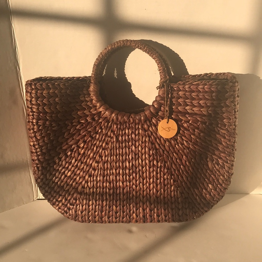 Betmar straw bag brown